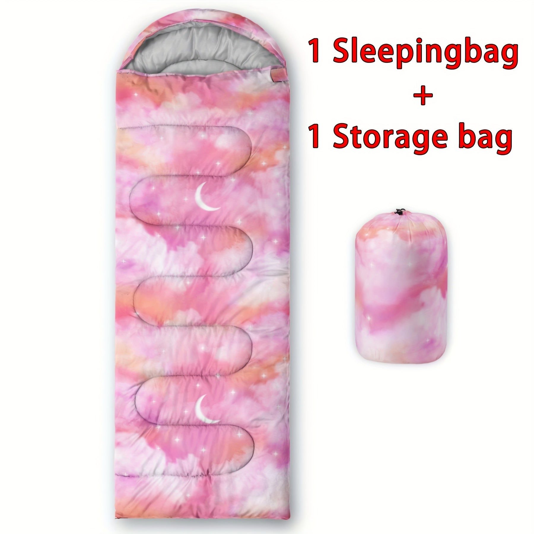Avocado Printed Camping Sleeping Bags, 3 Season Warm & Cool Weather, Lightweight, High Quality Sleeping Bags, Traveling, And Outdoors, Camping Gear Equipment, 31x90inch, Standard