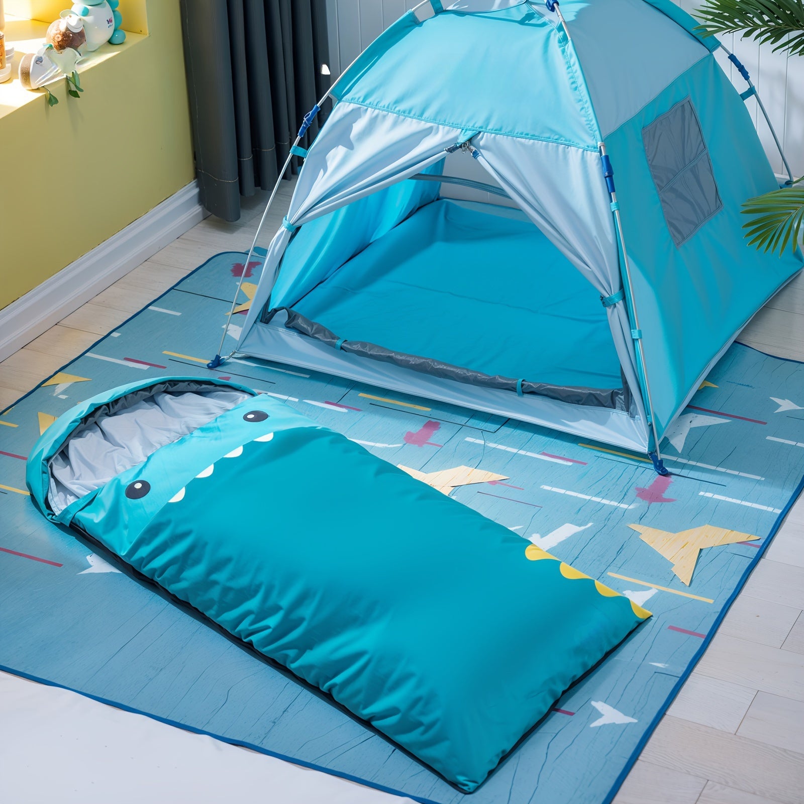Compact Cartoon-Themed Sleeping Bag for Children, Ideal for Boys And Girls, Perfect for Hiking And Outdoor Camping Adventures