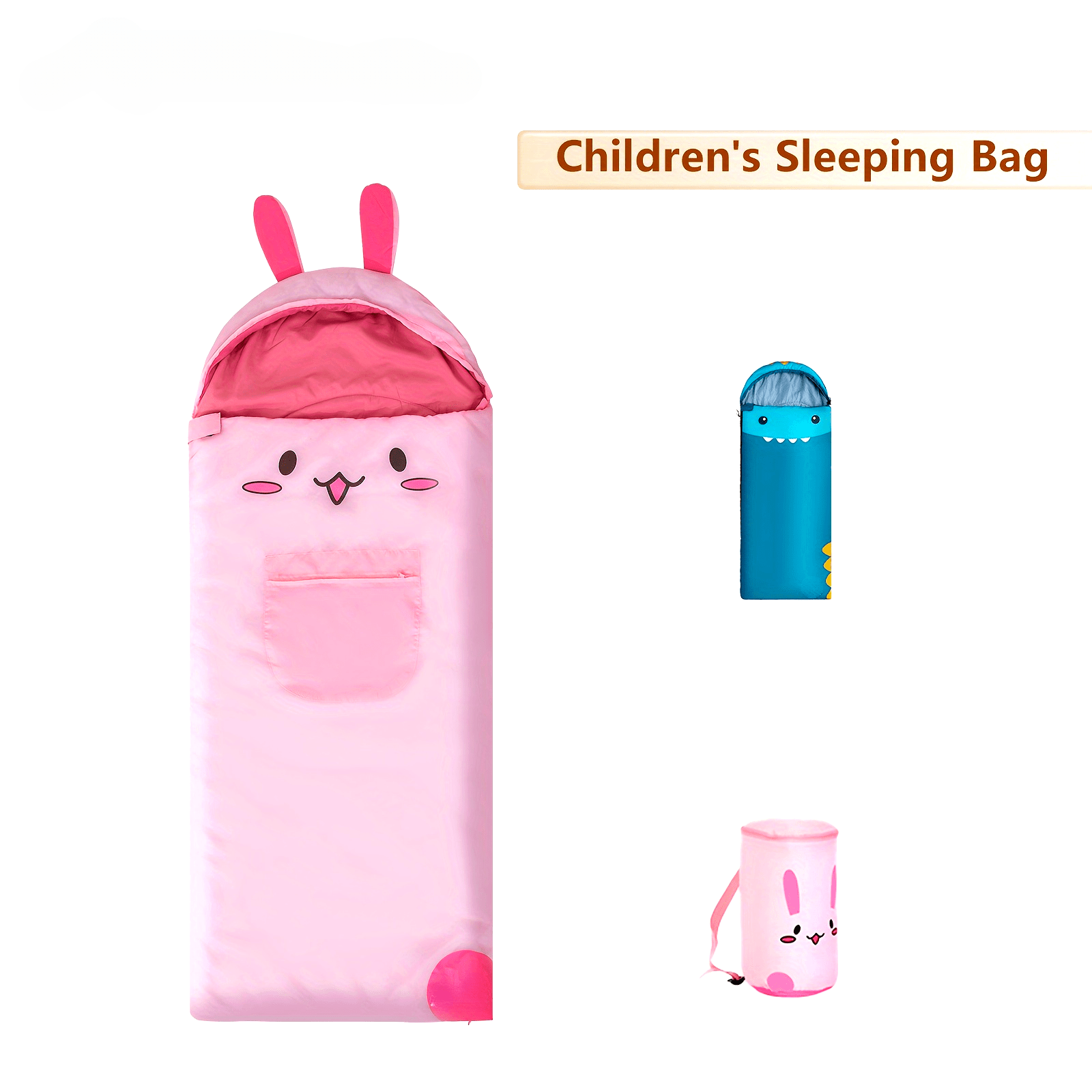 Compact Cartoon-Themed Sleeping Bag for Children, Ideal for Boys And Girls, Perfect for Hiking And Outdoor Camping Adventures