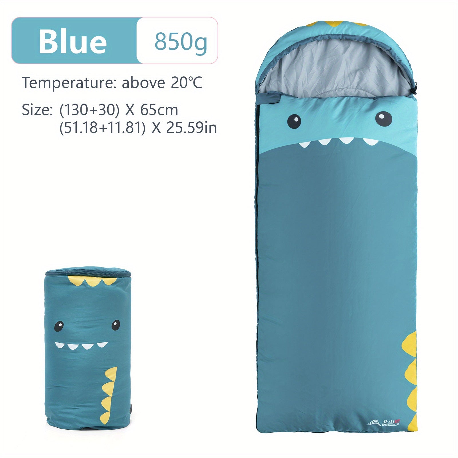 Compact Cartoon-Themed Sleeping Bag for Children, Ideal for Boys And Girls, Perfect for Hiking And Outdoor Camping Adventures