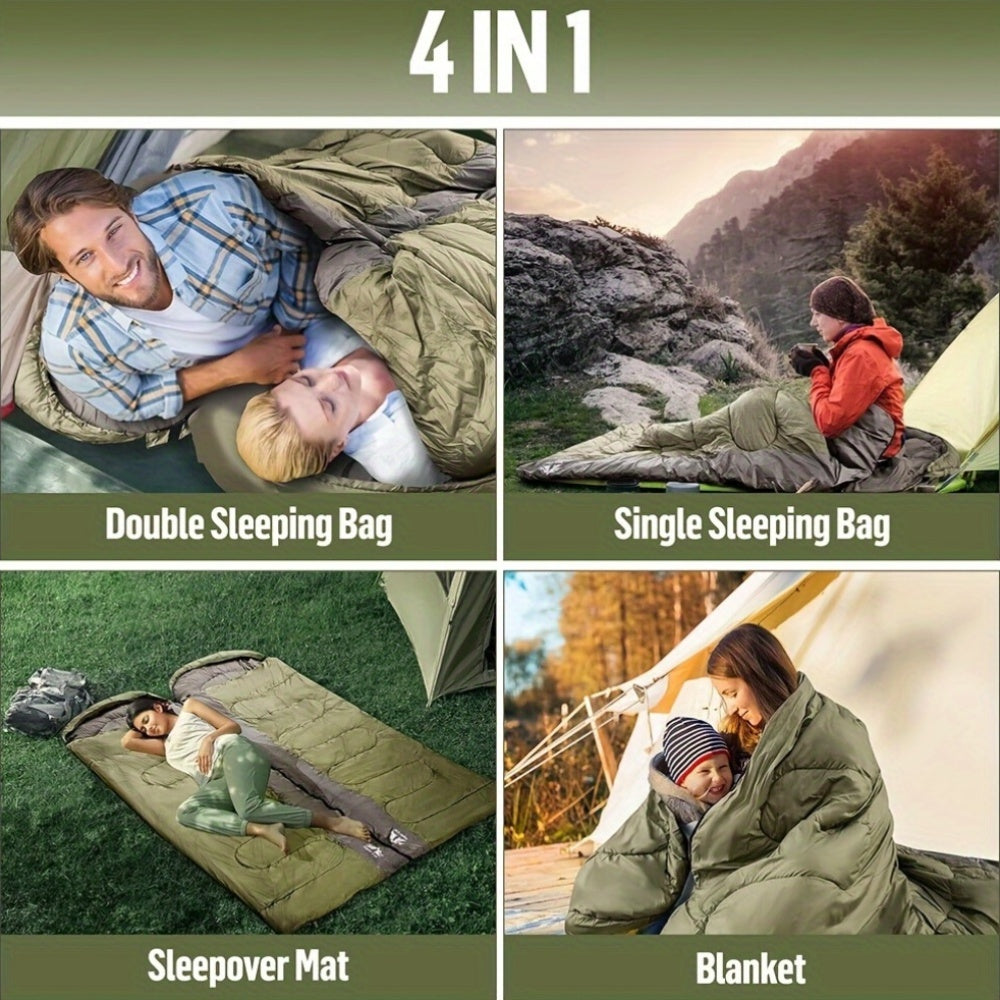Night Cat Camping Sleeping Bag for Adults Portable Lightweight Backpacking Hiking Traveling Indoor Outdoor As A Quilt Or Blanket