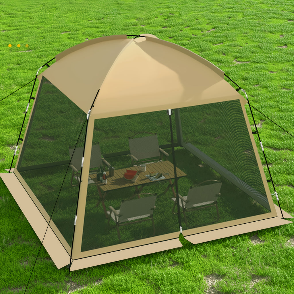 Portable, Outdoor Camping Tent Lightweight And Portable Outdoor Camping Tent | Made Of 210D Oxford Fabric, Easy to Set Up, Suitable for Families Of 8 to 10 People, Camping Trips, Family Backyard Picnics, And Hiking