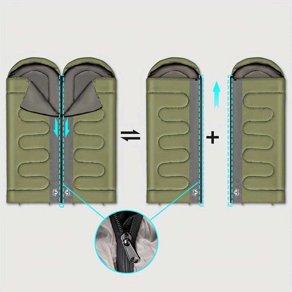 Night Cat Camping Sleeping Bag for Adults Portable Lightweight Backpacking Hiking Traveling Indoor Outdoor As A Quilt Or Blanket