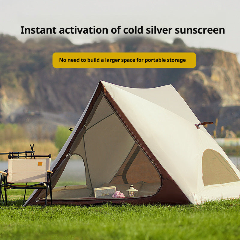 Instant Setup Portable Beach Tent for Outdoor Camping, Lightweight Sunshade for Family Picnics And Summer Sand Activities