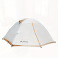 2-Person Lightweight Camping Tent - & Windproof, Easy Setup with Double Doors, Beige & White, Perfect for Family Camping, Hiking, Hunting, and Outdoor Adventures, Tents for Camping, Hiking Gear, Modern Tent Design, Durable Tent Fabric