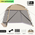 Portable, Outdoor Camping Tent Lightweight And Portable Outdoor Camping Tent | Made Of 210D Oxford Fabric, Easy to Set Up, Suitable for Families Of 8 to 10 People, Camping Trips, Family Backyard Picnics, And Hiking
