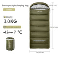 BISINNA 1pc Envelope-style Sleeping Bag • Zip Closure, Thickened Portable Sleeping Bag for Outdoor Travel Camping • Warm & Cozy • Suitable for Winter Camping & Hiking • Ideal Gift for Adventurers