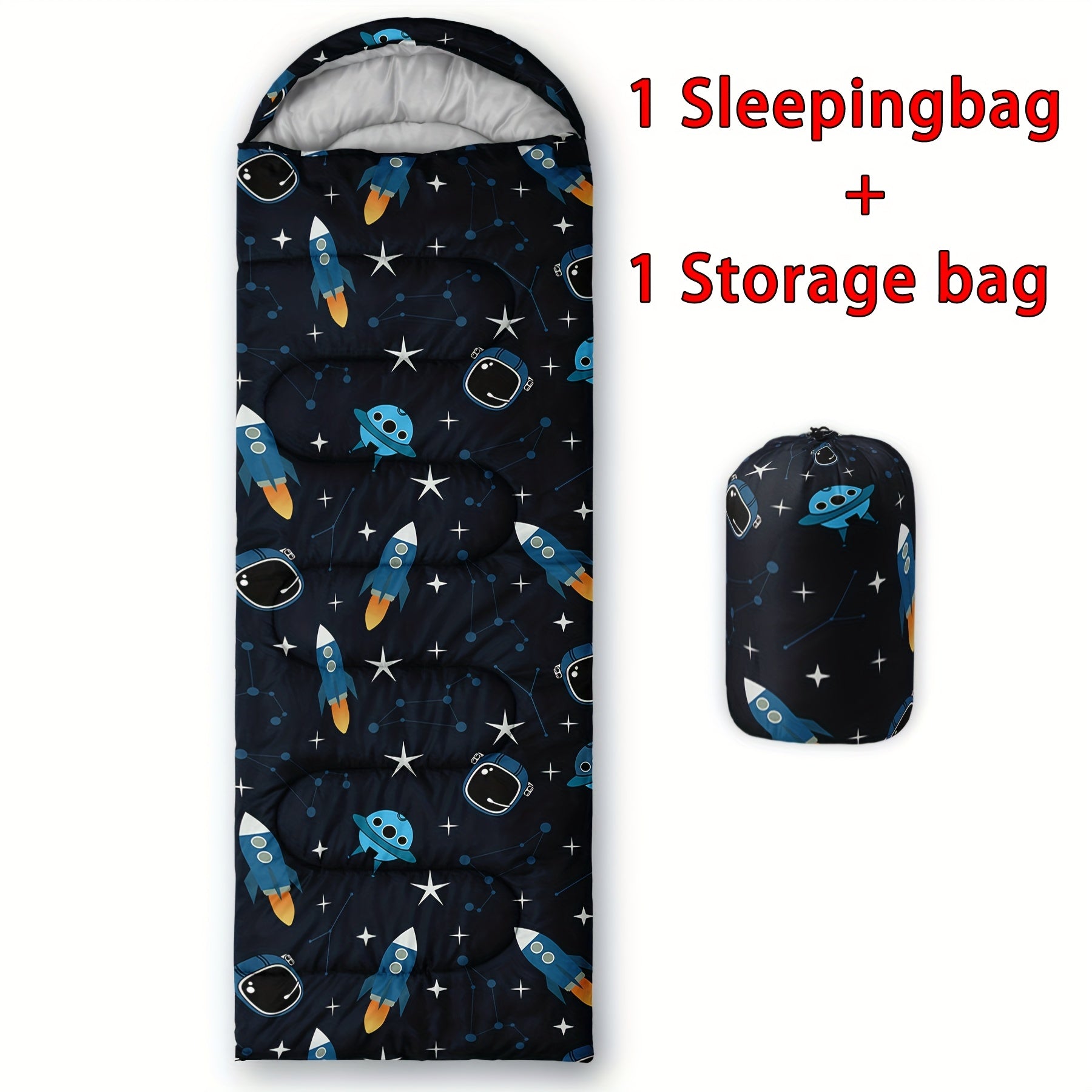 Avocado Printed Camping Sleeping Bags, 3 Season Warm & Cool Weather, Lightweight, High Quality Sleeping Bags, Traveling, And Outdoors, Camping Gear Equipment, 31x90inch, Standard