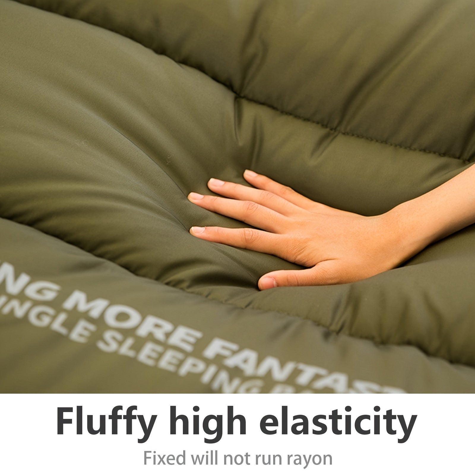 BISINNA 1pc Envelope-style Sleeping Bag • Zip Closure, Thickened Portable Sleeping Bag for Outdoor Travel Camping • Warm & Cozy • Suitable for Winter Camping & Hiking • Ideal Gift for Adventurers
