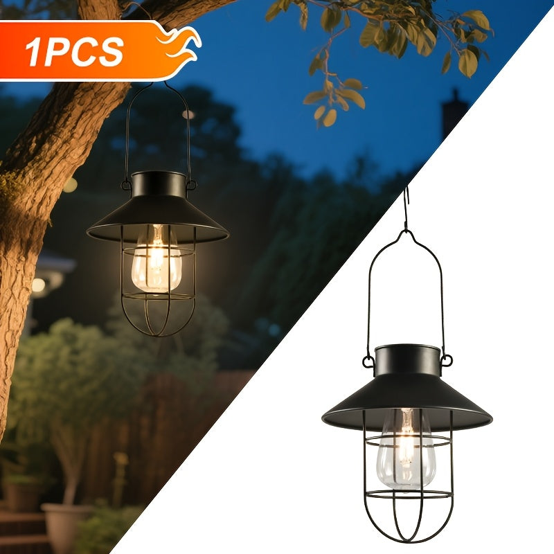 1 Pack\u002F 2 Pack\u002F 4 Pack Solar Garden Hanging Lights. Auto-on At Dark. Iron Design, Waterproof For Balconies & Yards. Also Work As Night\u002Fcamping Lights, Garden Decor. No Wires. IP65 Waterproof.