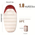 Camping Sleeping Bag BISINNA 1pc camping sleeping bag, a portable sleeping bag for autumn and winter, thickened style, suitable for outdoor hiking, camping and mountain climbing