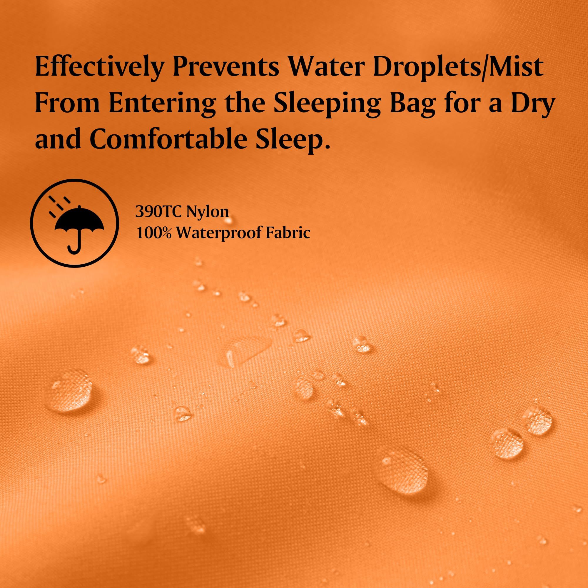 1pc Hotel Grand Winter Waterproof Down Sleeping Bag - Ultra Fluffy and Ultralight 700 Fill Power Down Backpacking Sleeping Bag for Hiking Camping with Compression Sack - 16oz Ultralight Wearable Sleeping Bags for Adults