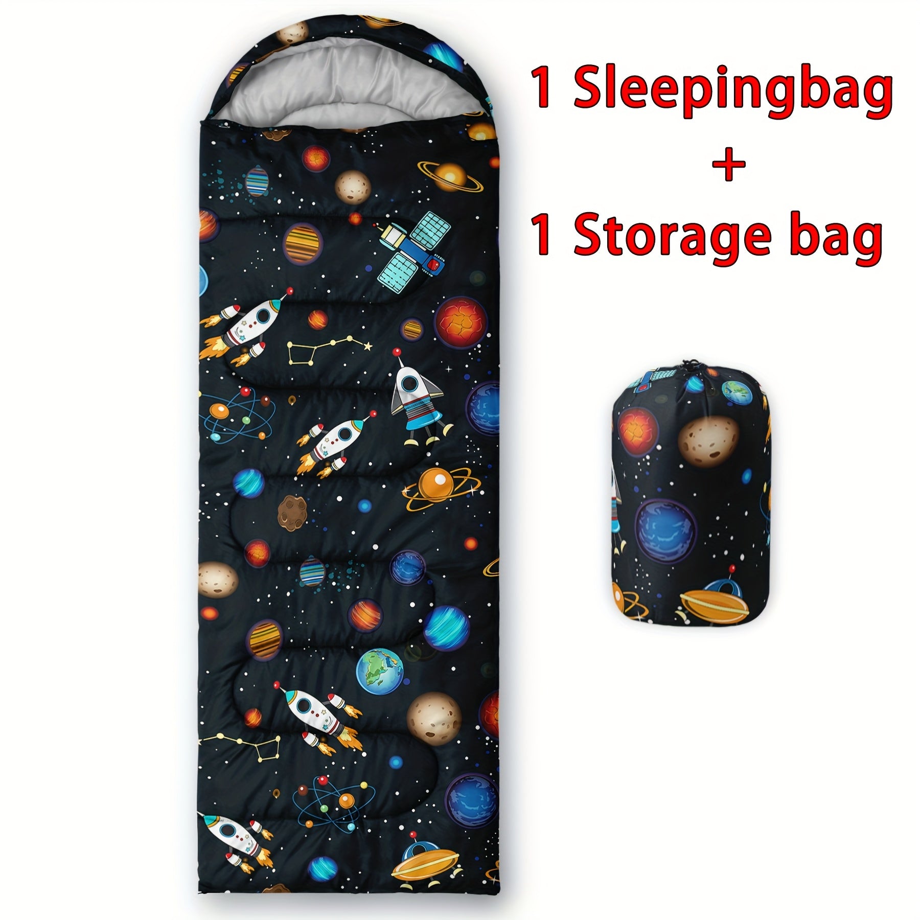Avocado Printed Camping Sleeping Bags, 3 Season Warm & Cool Weather, Lightweight, High Quality Sleeping Bags, Traveling, And Outdoors, Camping Gear Equipment, 31x90inch, Standard
